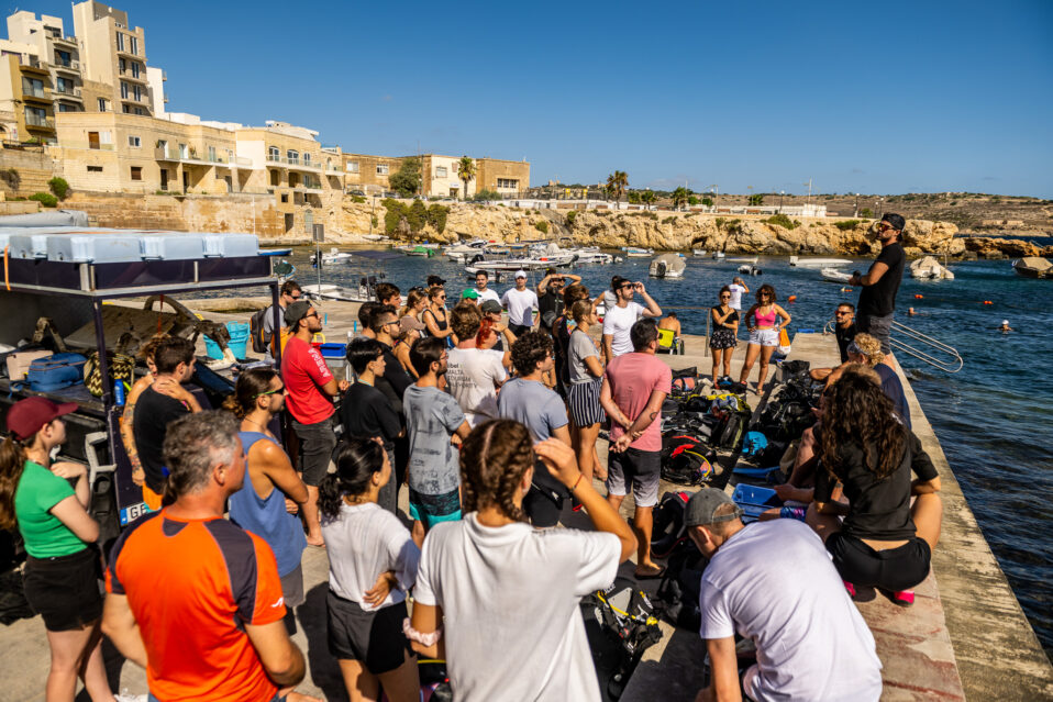 SMARTPOL Beach Clean-Up Initiative in Simenta, Malta - AquaBioTech Group