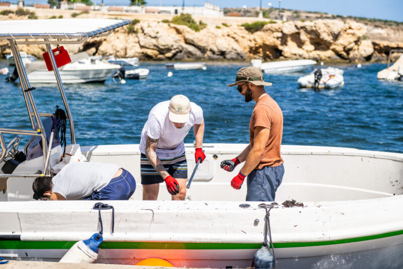 SMARTPOL Beach Clean-Up Initiative in Simenta, Malta - AquaBioTech Group