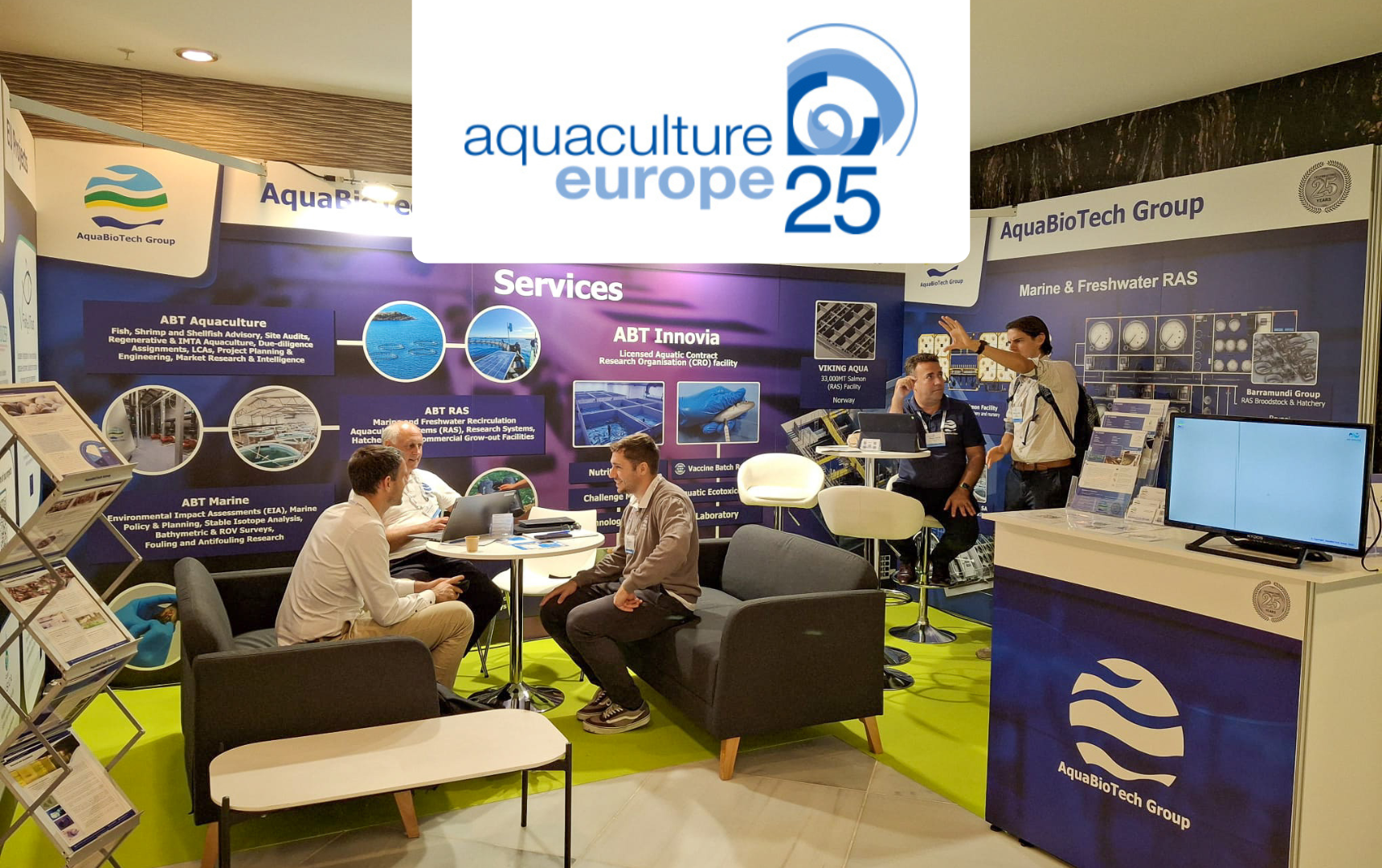 Aquaculture Europe, EAS, 2025 Valencia, AquaBioTech Group